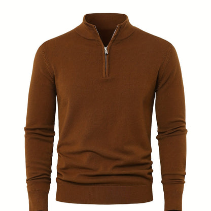 LAURENT MONACO | MEN'S ZIP-NECK SWEATER 11