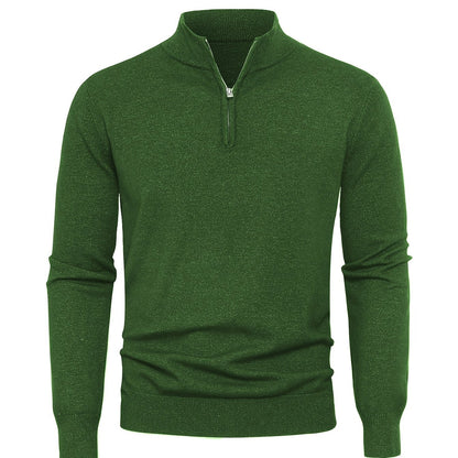 LAURENT MONACO | MEN'S ZIP-NECK SWEATER 14
