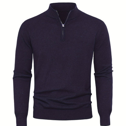 LAURENT MONACO | MEN'S ZIP-NECK SWEATER 16