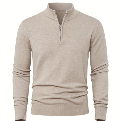 LAURENT MONACO | MEN'S ZIP-NECK SWEATER 17