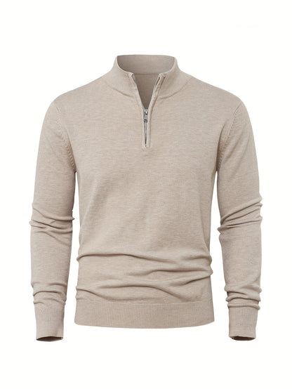 LAURENT MONACO | MEN'S ZIP-NECK SWEATER 3
