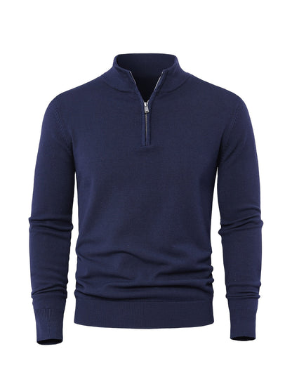 LAURENT MONACO | MEN'S ZIP-NECK SWEATER 5