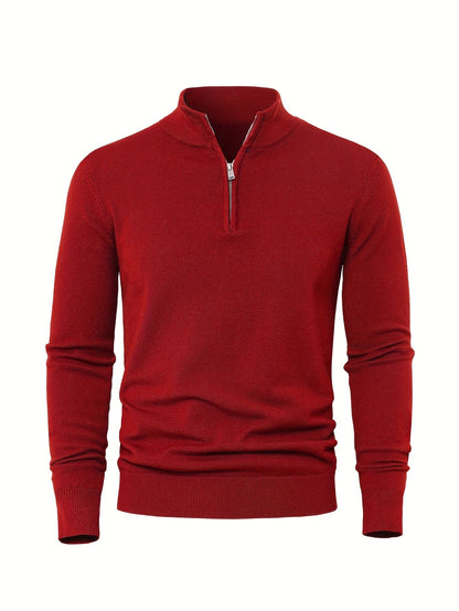 LAURENT MONACO | MEN'S ZIP-NECK SWEATER 8