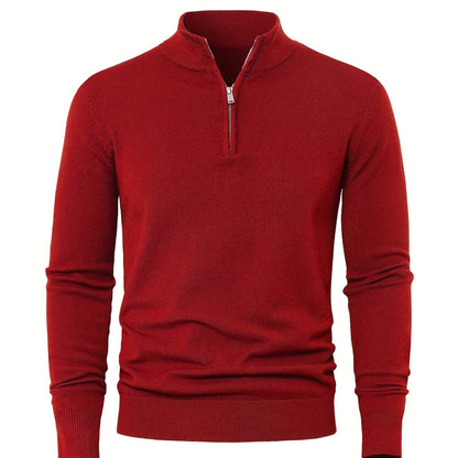 LAURENT MONACO | MEN'S ZIP-NECK SWEATER 9
