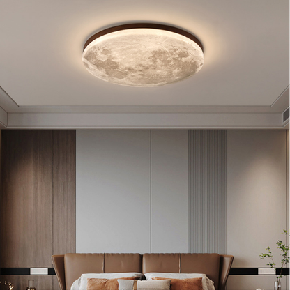 Moderne Maan Plafondlamp met Dimbare LED Verlichting