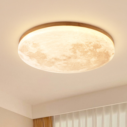 Moderne Maan Plafondlamp met Dimbare LED Verlichting