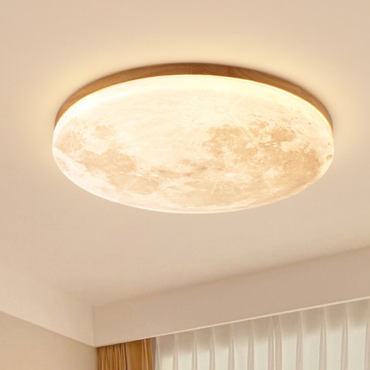 Moderne Maan Plafondlamp met Dimbare LED Verlichting