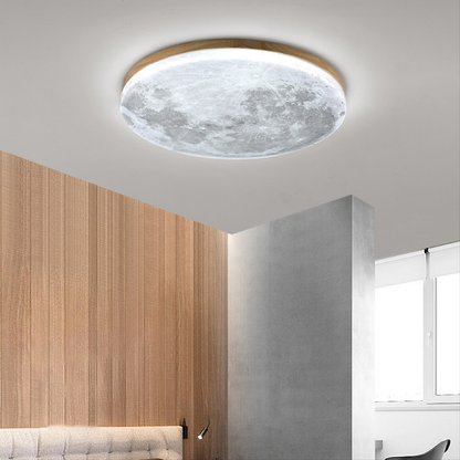 Moderne Maan Plafondlamp met Dimbare LED Verlichting