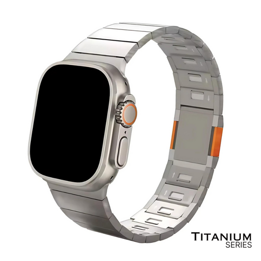Titanium Horlogeband met Magnetische Sluiting voor Apple Watch