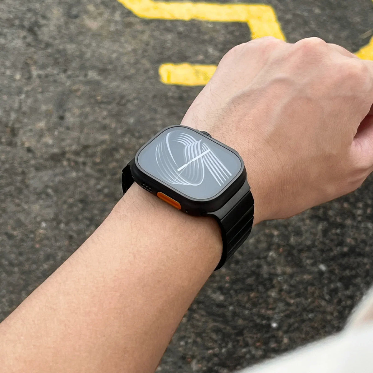 Titanium Horlogeband met Magnetische Sluiting voor Apple Watch