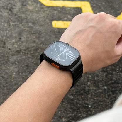 Titanium Horlogeband met Magnetische Sluiting voor Apple Watch