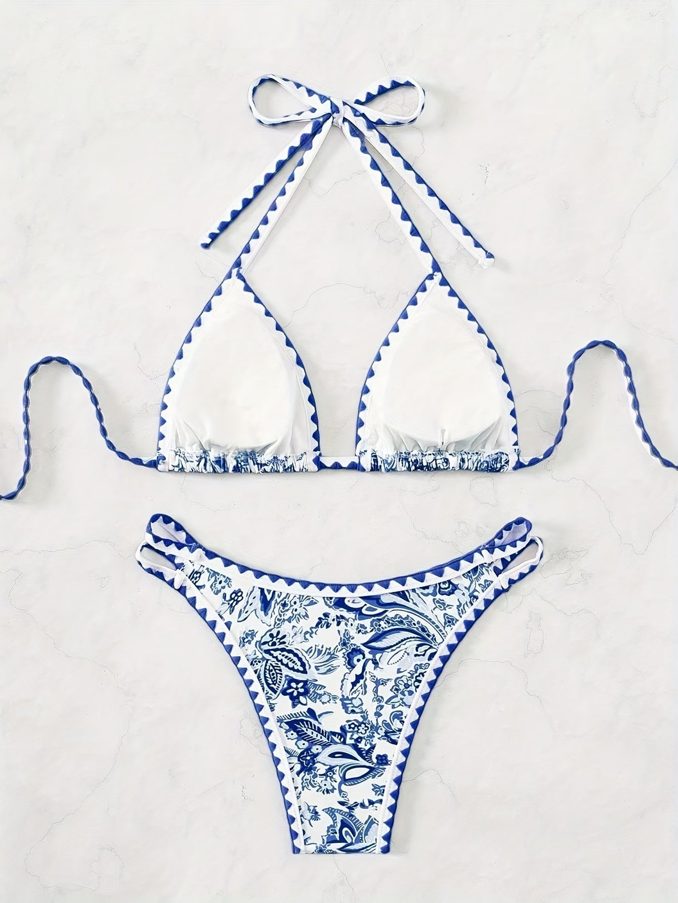 Liva - Elegante Bikini Set met Paisley-patroon