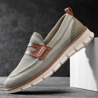Heren Mesh Loafers met Gevoerde Zool