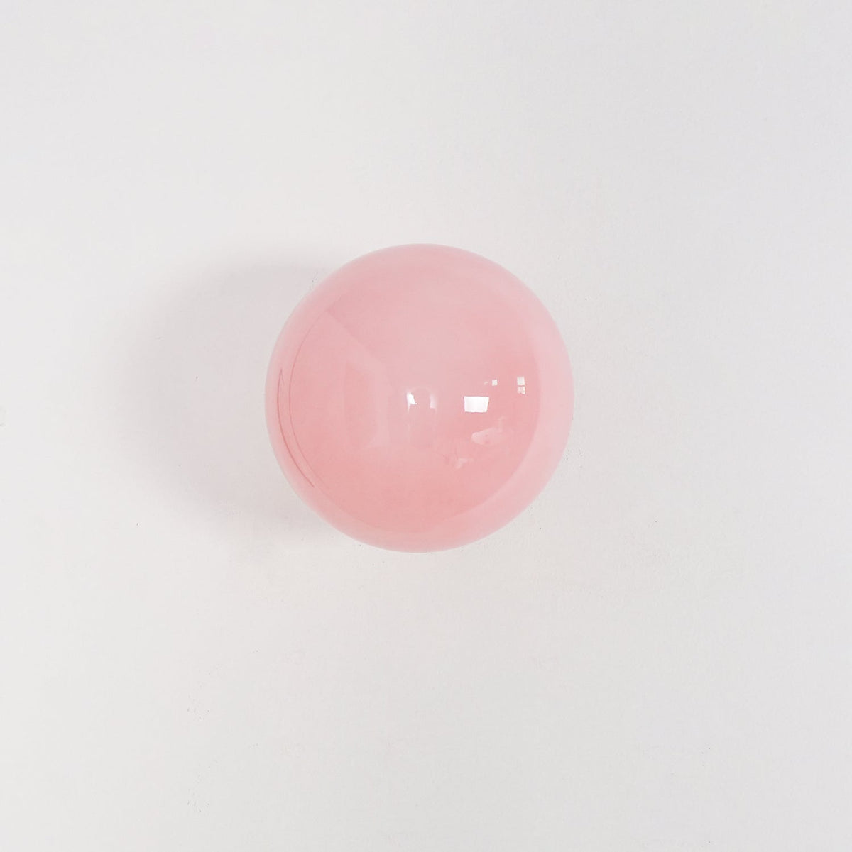 Wandlamp Glas Roze met Metalen Frame