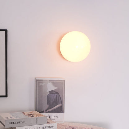 Wandlamp Glas Roze met Metalen Frame