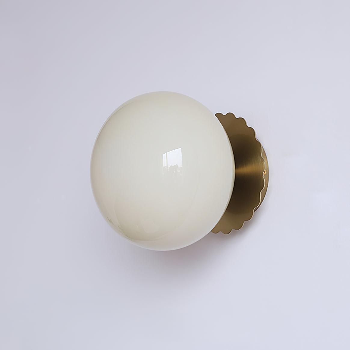 Wandlamp Glas Roze met Metalen Frame