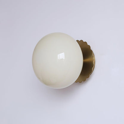 Wandlamp Glas Roze met Metalen Frame