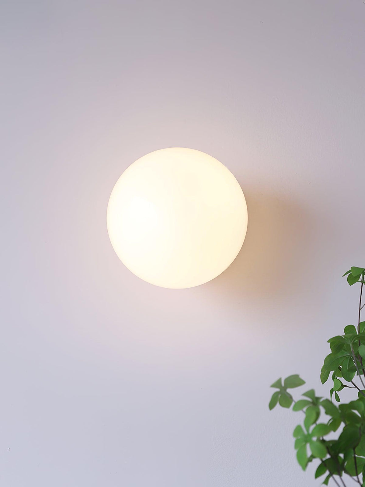 Wandlamp Glas Roze met Metalen Frame