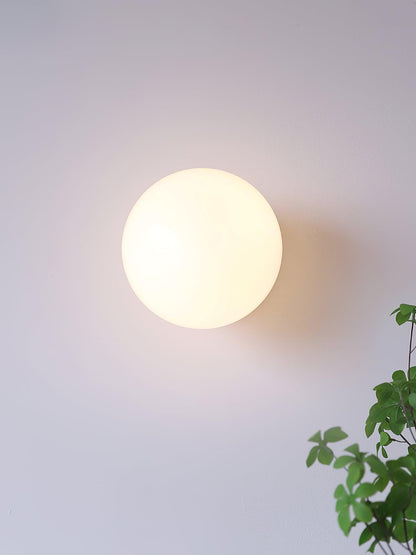 Wandlamp Glas Roze met Metalen Frame