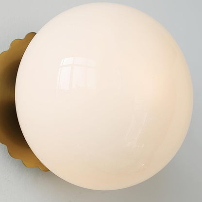 Wandlamp Glas Roze met Metalen Frame