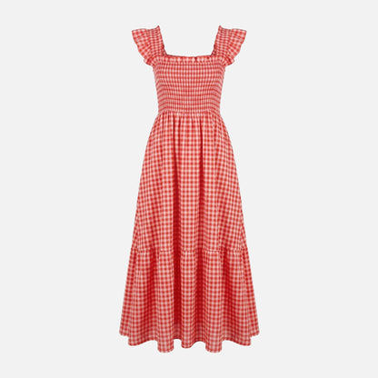 Dames A-lijn Jurk – Met Rits, Geschikt voor Lente en Zomer, Casual Gebruik