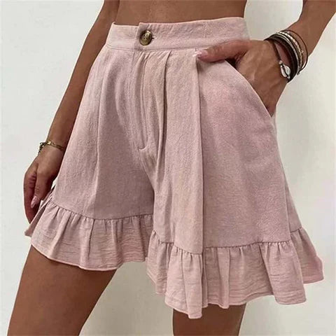 Noor - Elegante Geplooide Shorts