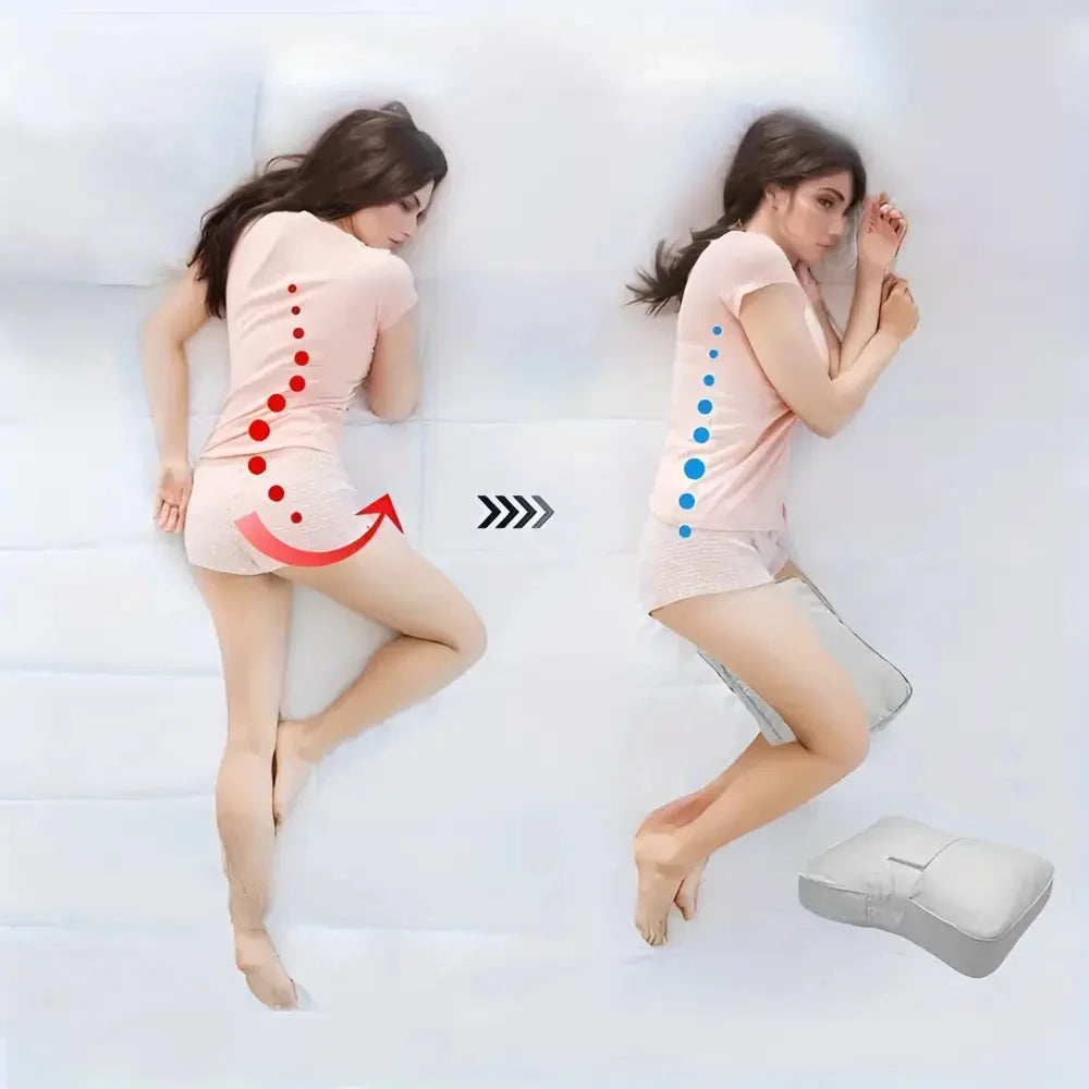 Kniekissen Memory Foam für Seitenschläfer – Durchschlafen ohne Beschwerden -    Zorenza