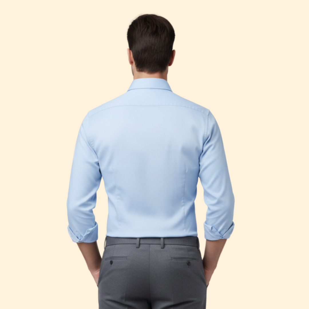 Heren Overhemd Classic Fit met Borstzak