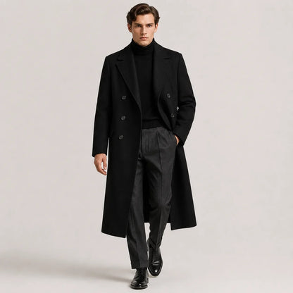 Trenchcoat met dubbele knopen