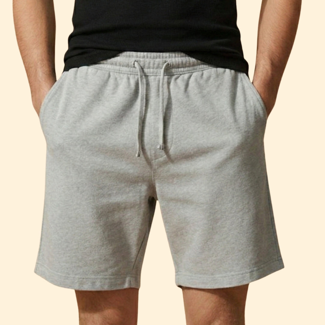Heren Linnen Short Relaxed Fit met Trekkoord