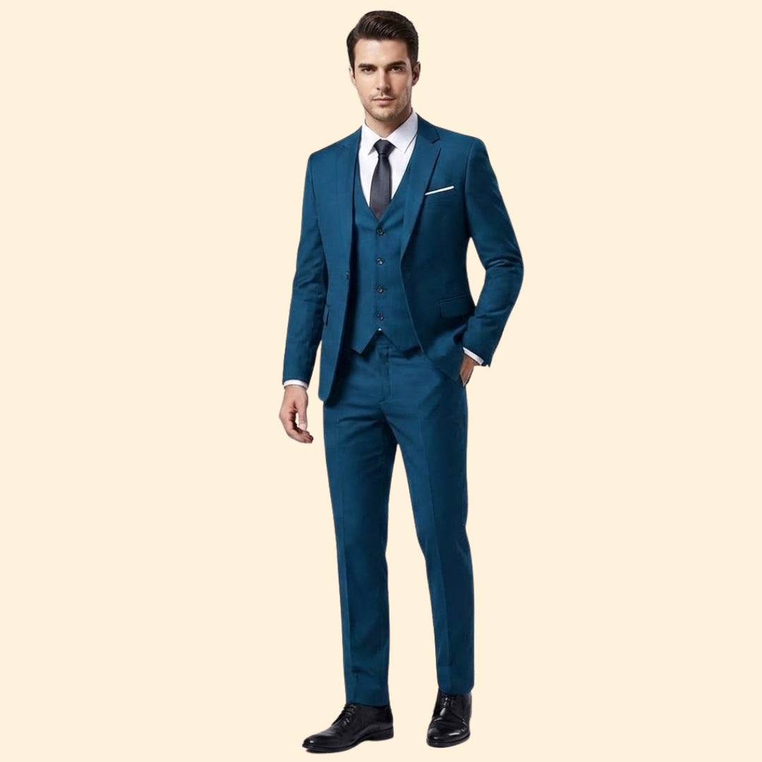 Heren Driedelig Pak – Blazer, Vest en Pantalon