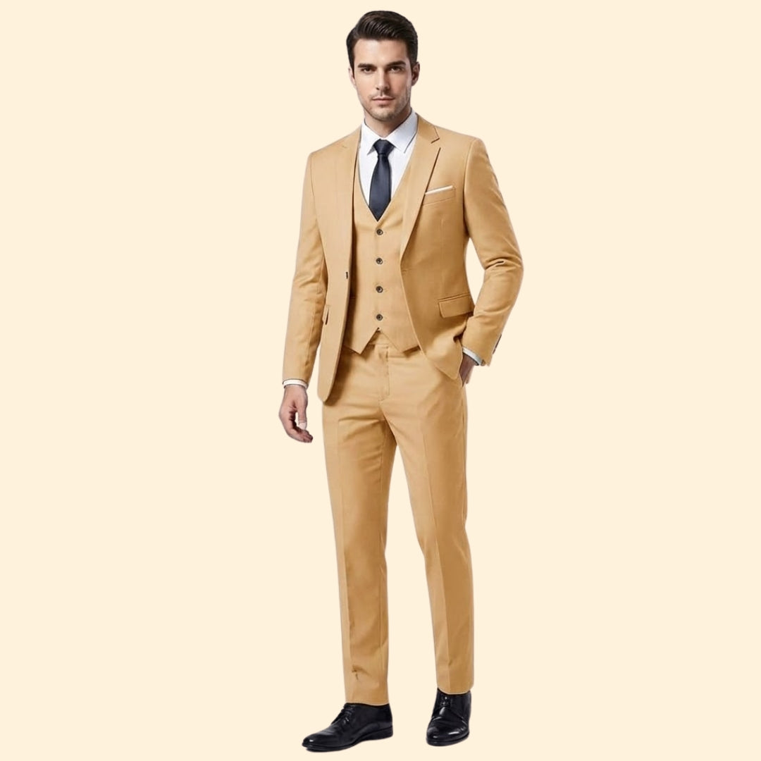Heren Driedelig Pak – Blazer, Vest en Pantalon