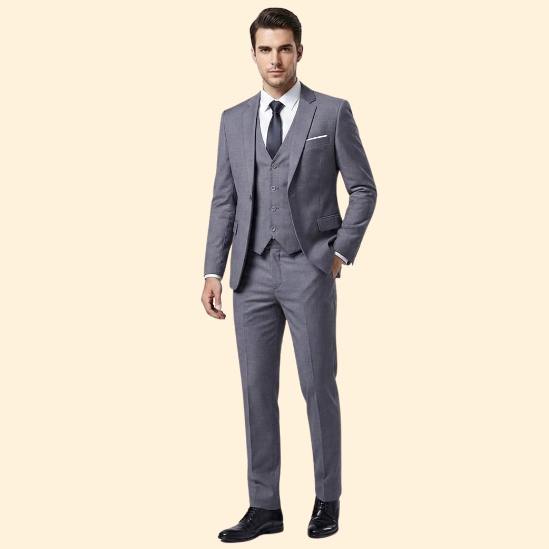 Heren Driedelig Pak – Blazer, Vest en Pantalon