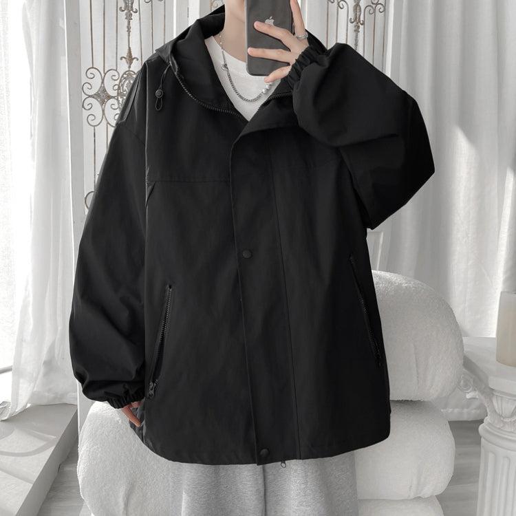 Heren Windbreaker Lichtgewicht Oversized met Capuchon