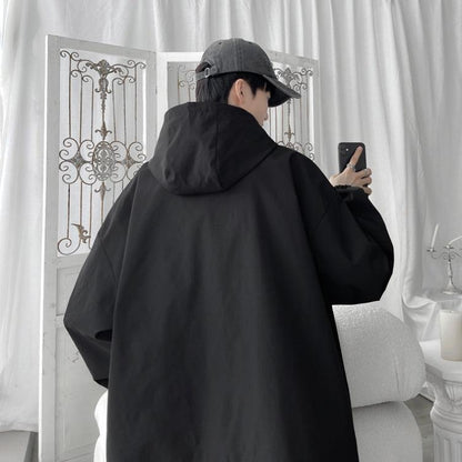 Heren Windbreaker Lichtgewicht Oversized met Capuchon