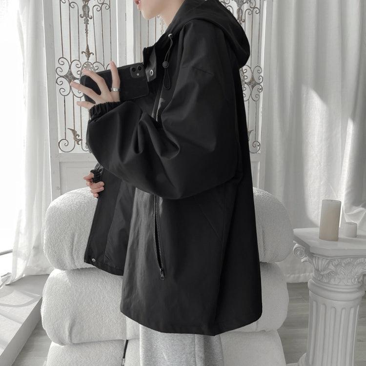Heren Windbreaker Lichtgewicht Oversized met Capuchon