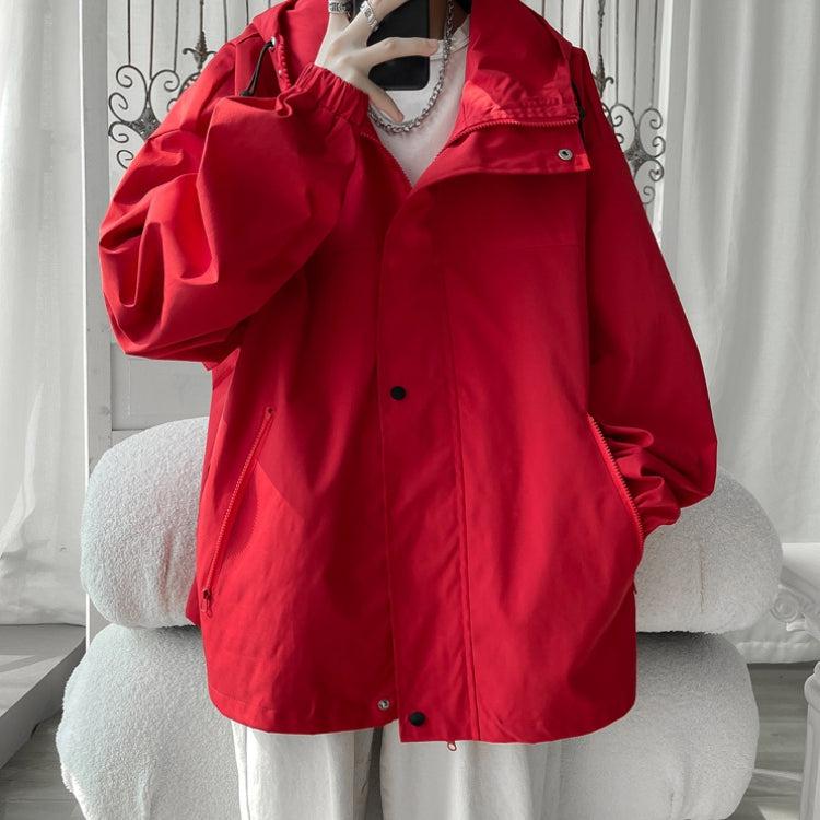 Heren Windbreaker Lichtgewicht Oversized met Capuchon