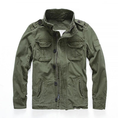 Heren Korte Camouflage Jacket - Militaire Stijl