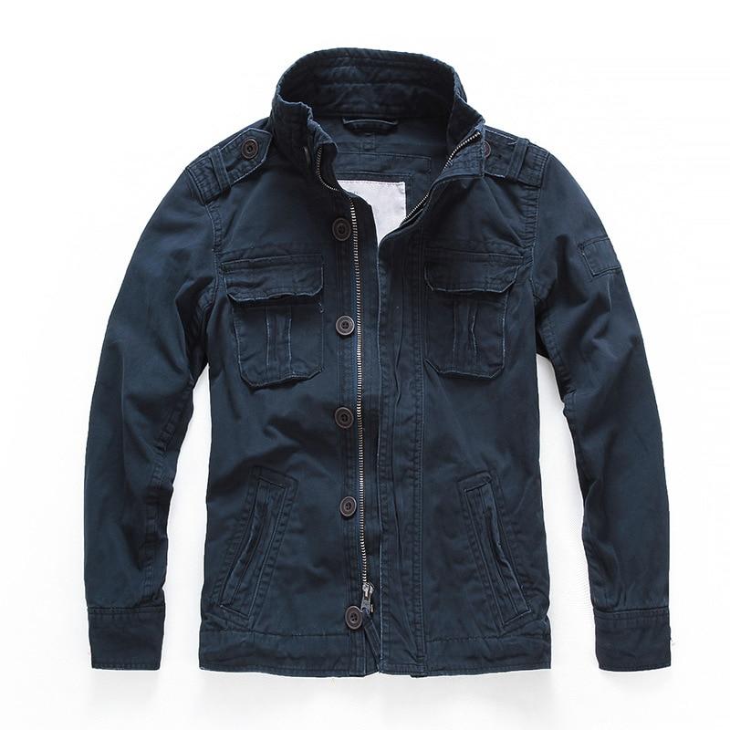 Heren Korte Camouflage Jacket - Militaire Stijl