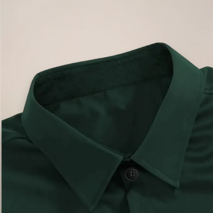 Heren Slim Fit Overhemd – Met Knopen, Geschikt voor Werk en Dagelijks Gebruik
