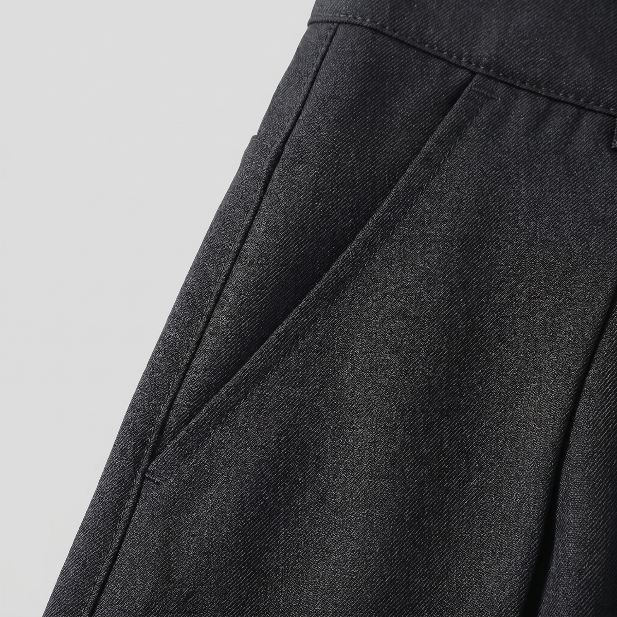 Heren Pantalon Wijde Pijpen met Plooien - Sartoriale Snit