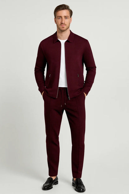 Heren Slim Fit Set – Minimalistisch, Geschikt voor Casual Gebruik