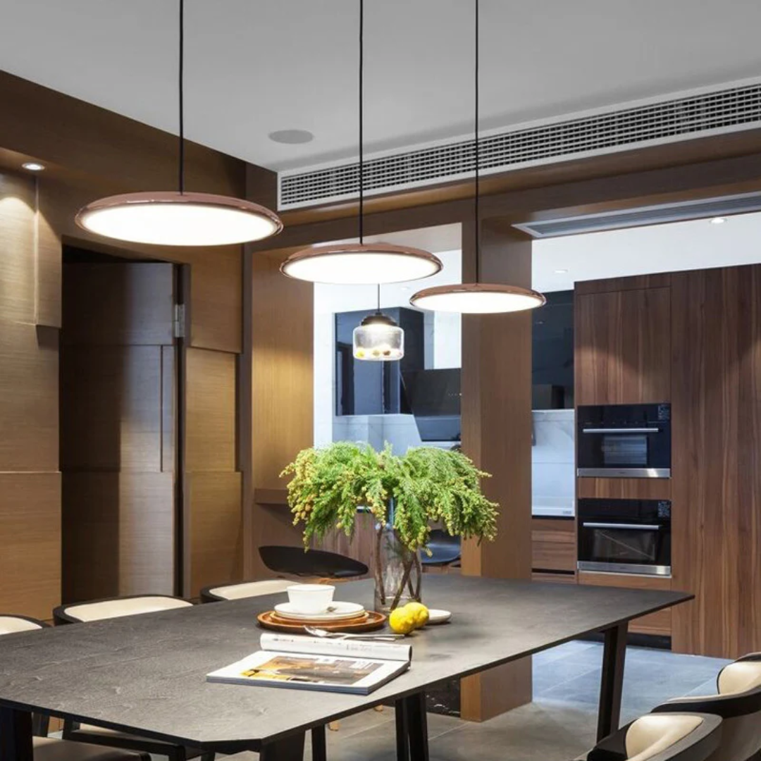 Scandinavische LED Plafondlamp - Minimalistisch Metaal en Acryl