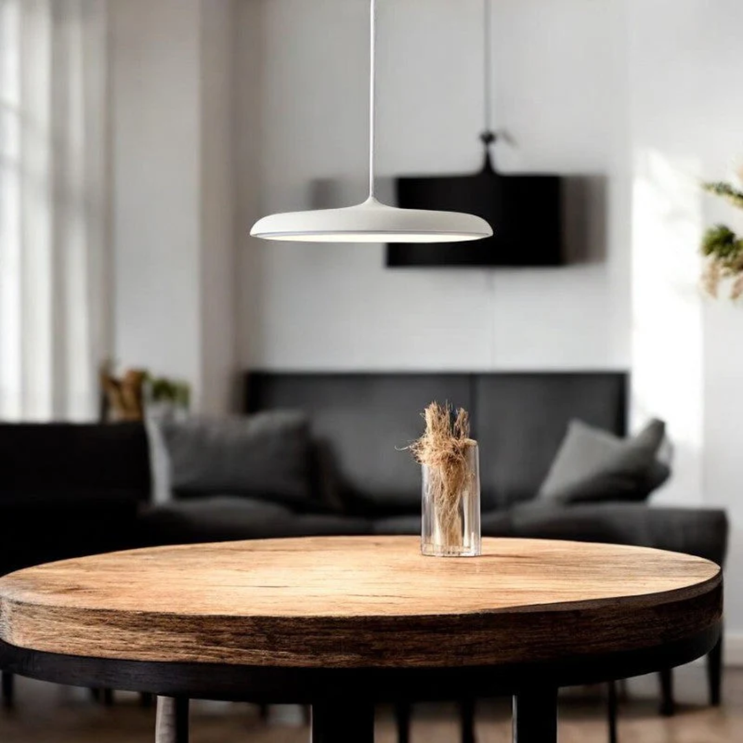 Scandinavische LED Plafondlamp - Minimalistisch Metaal en Acryl