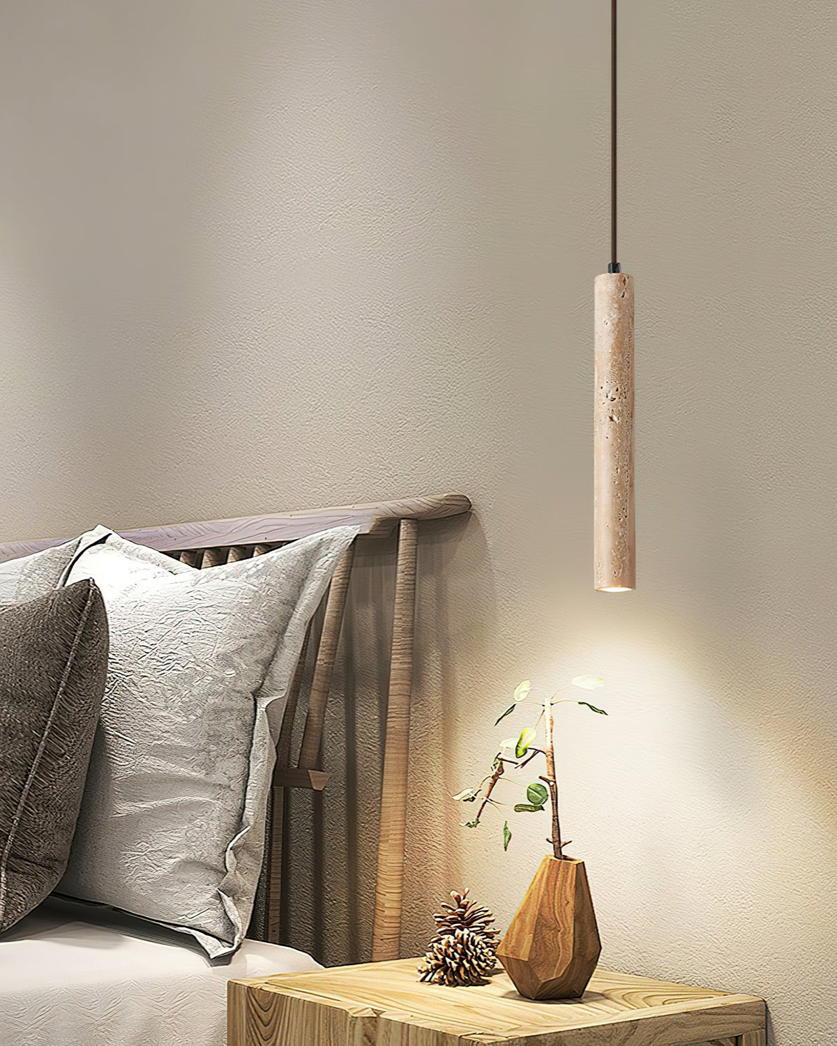 Plafondlamp Travertin LED Minimalistisch Beige