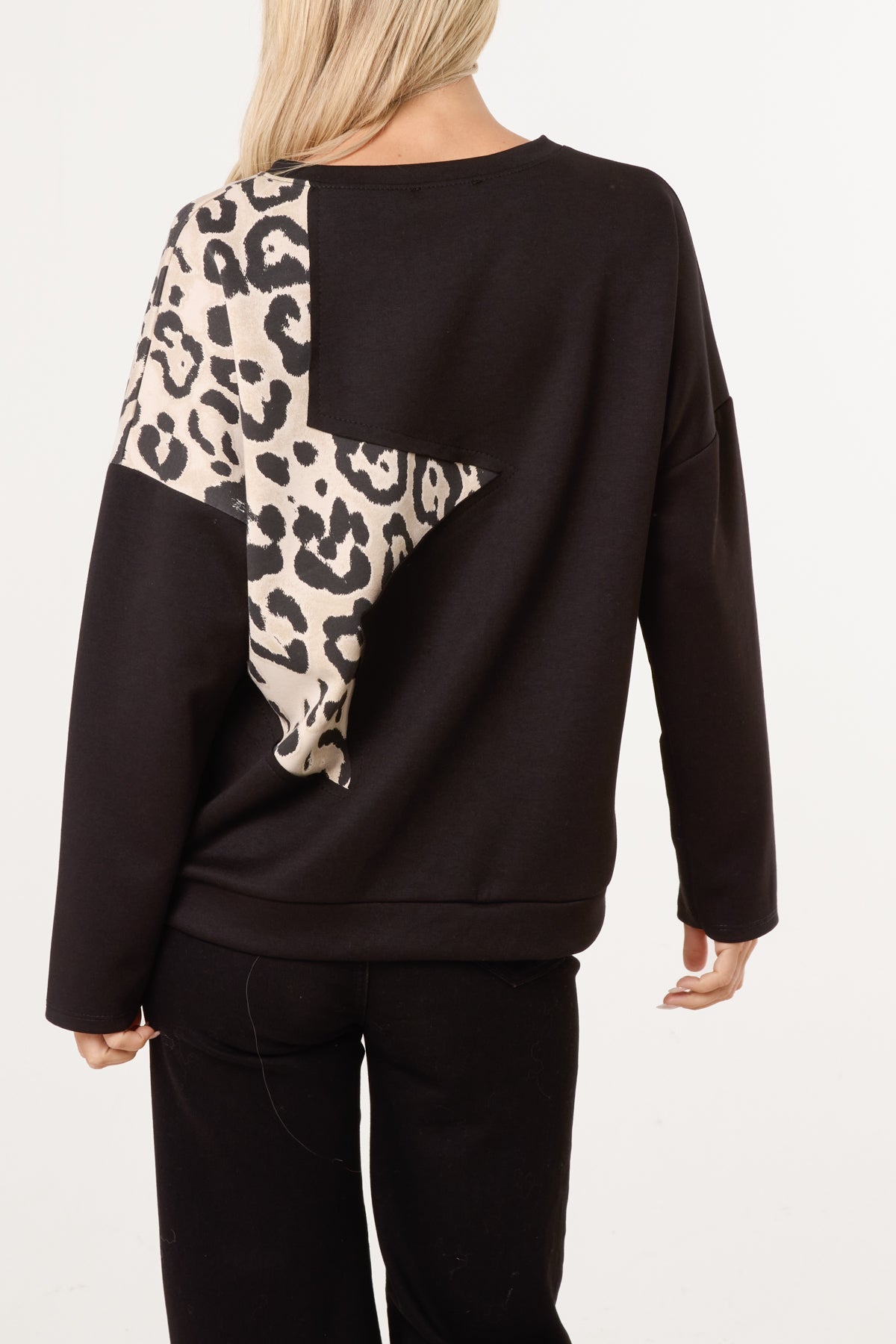 Dames Trui met Ster- en Studdetails – Gebreide Pullover