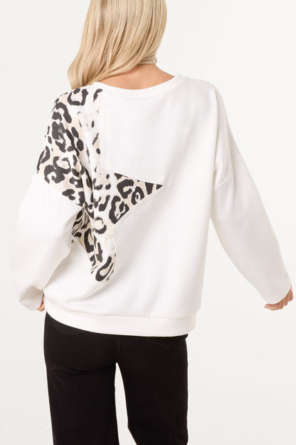 Dames Trui met Ster- en Studdetails – Gebreide Pullover