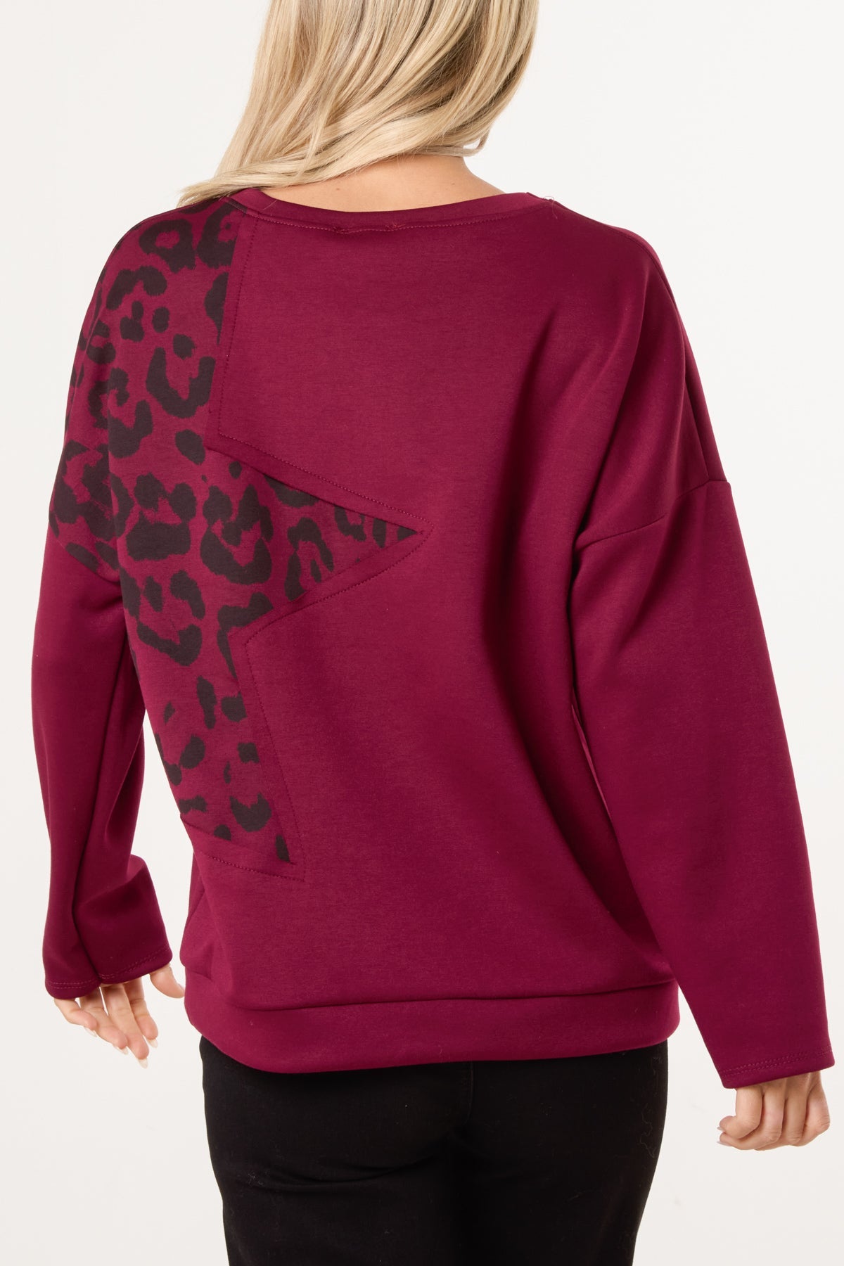 Dames Trui met Ster- en Studdetails – Gebreide Pullover