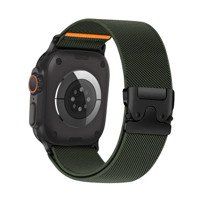 Horlogebandje Nylon Mesh – Verstelbare Horlogeband voor Smartwatch