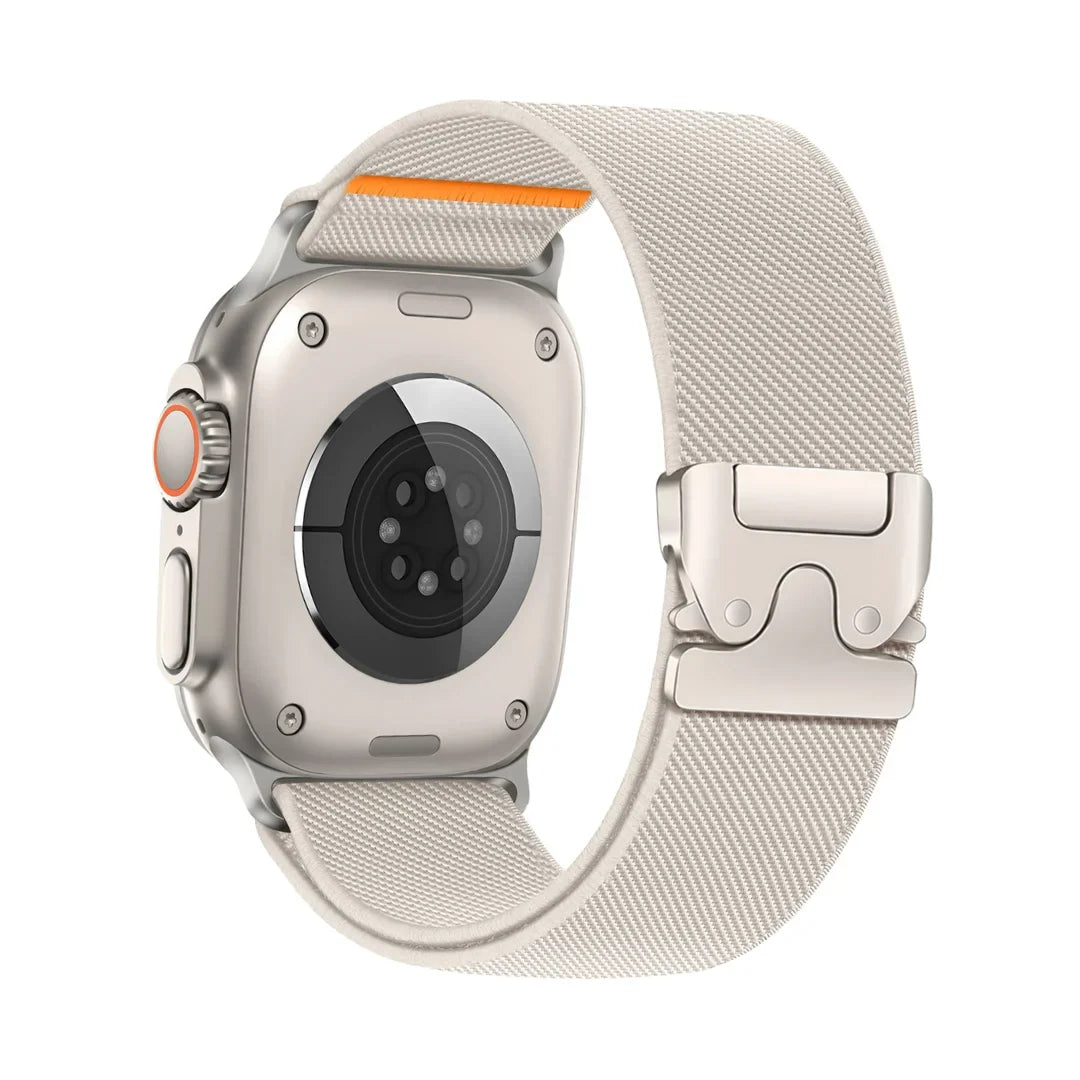 Horlogebandje Nylon Mesh – Verstelbare Horlogeband voor Smartwatch
